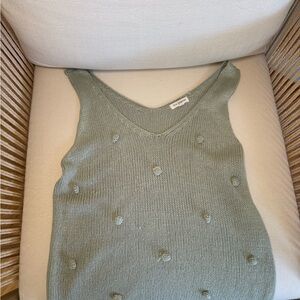 Blu Pepper Sage Knit Top